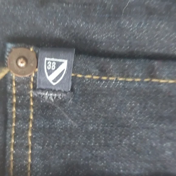 NWOT, Size 38X30 CREMIEUX dark blue jeans - Picture 6 of 9